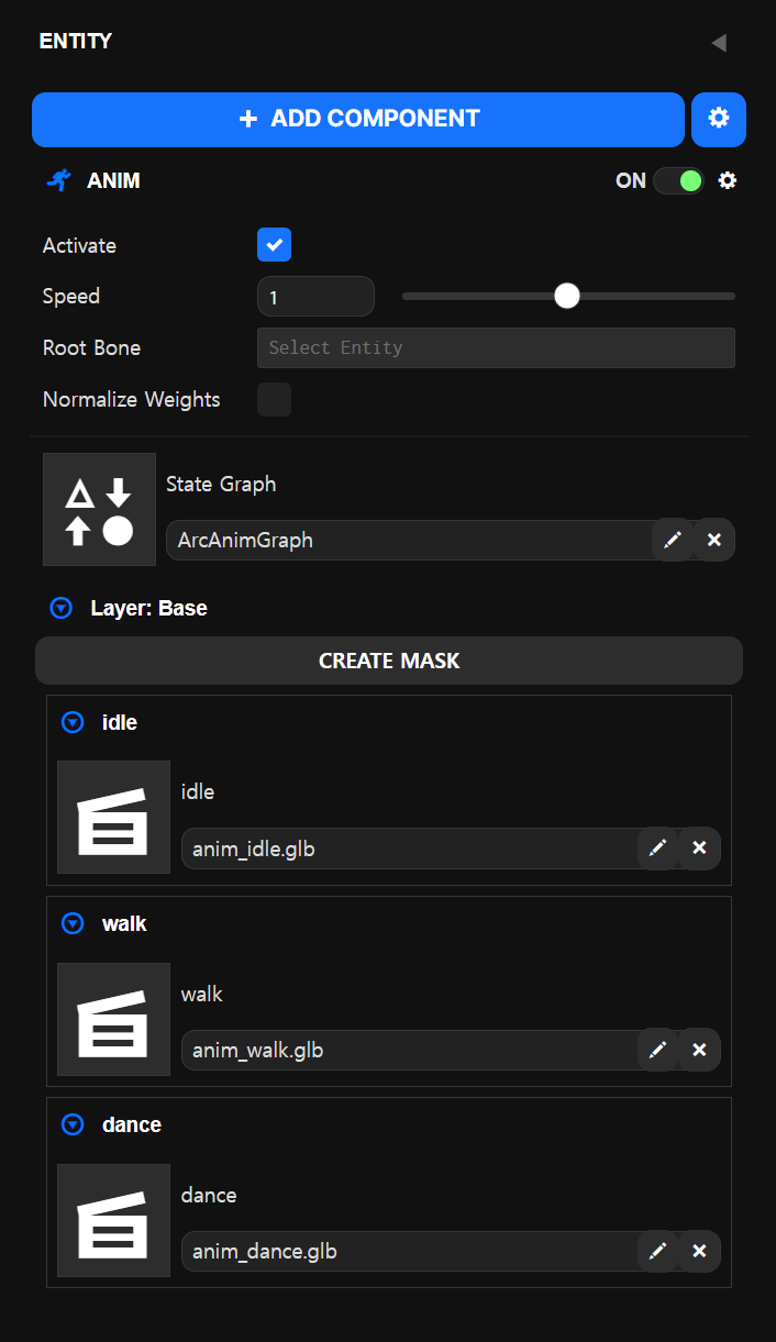 Anim Component Create Mask