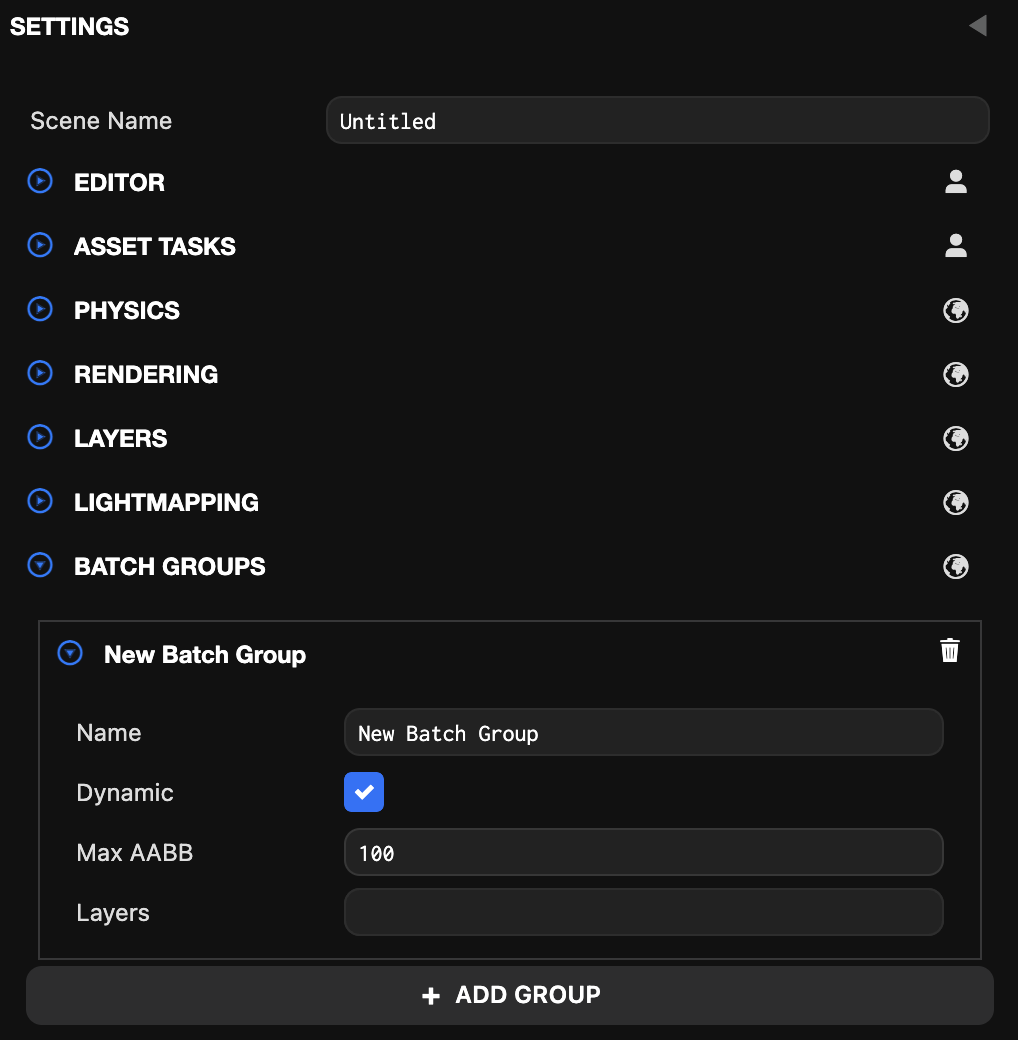 Creating Batch Groups
