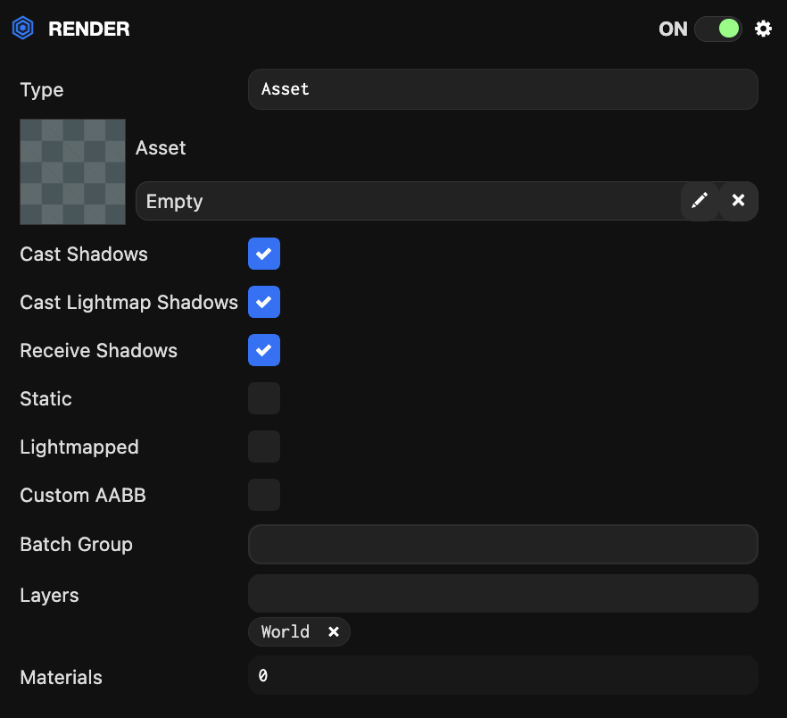 Render component