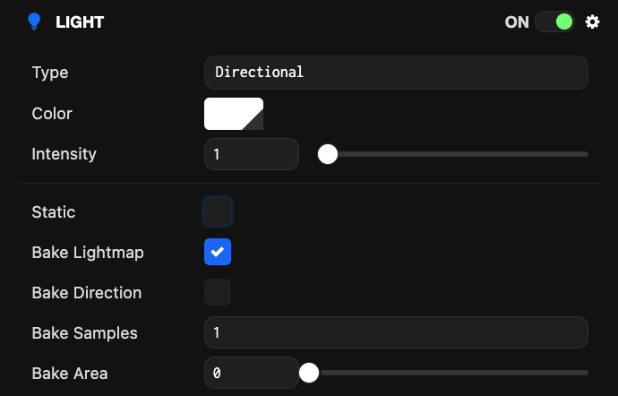 Soft Directional Light Settings