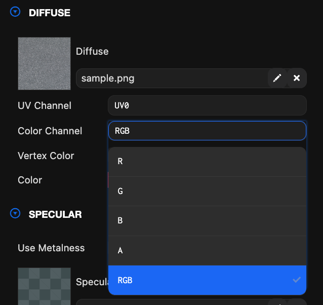 Material Map Slot