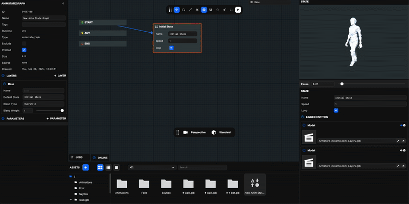 Animation State Graph Preview